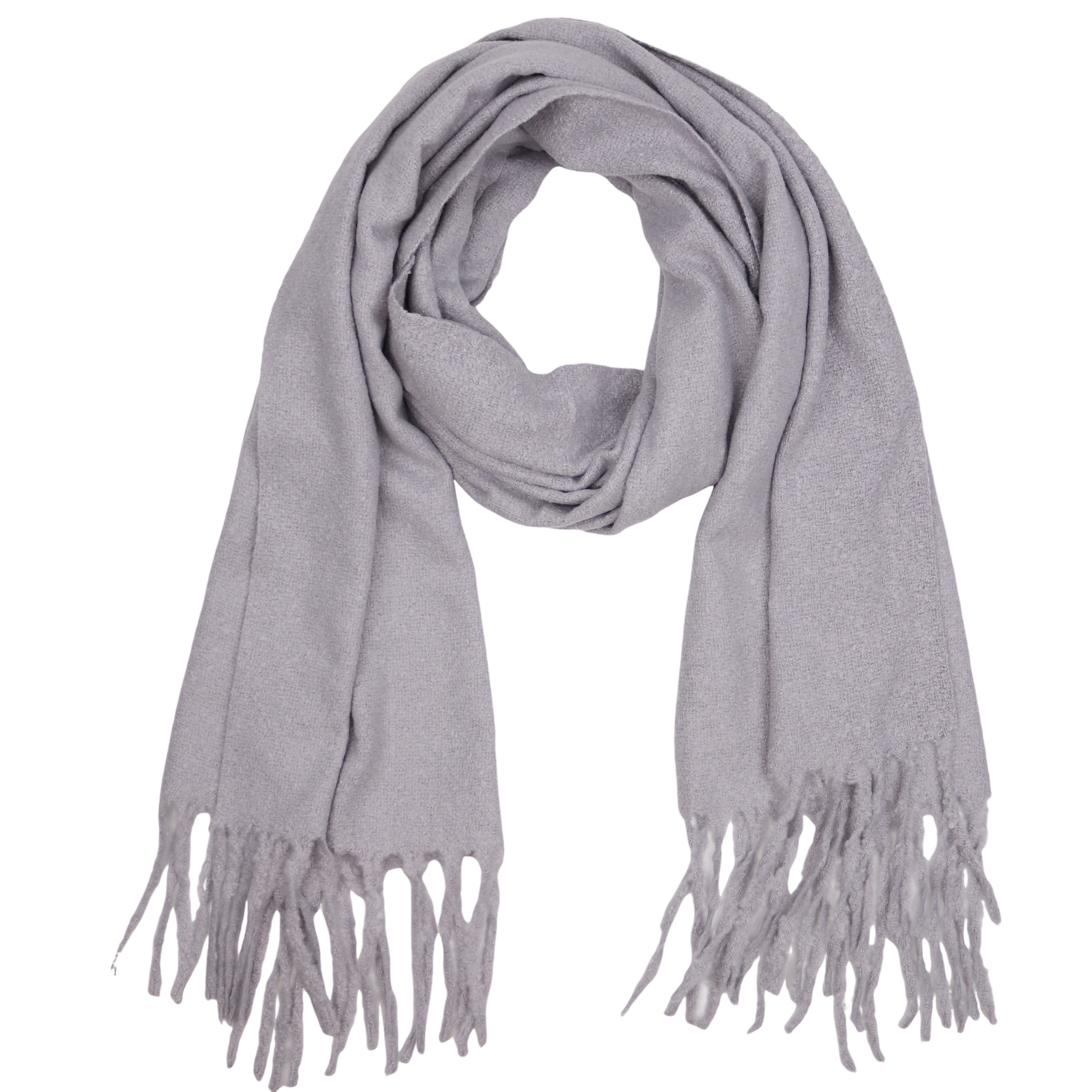 MIRROSI Modeschal weicher und warmer Unifarbe günstig online kaufen