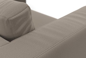 DOMO collection Ecksofa Modica L-Form, moderne Optik mit großzügiger RecamiÃ¨re, auch in Cord