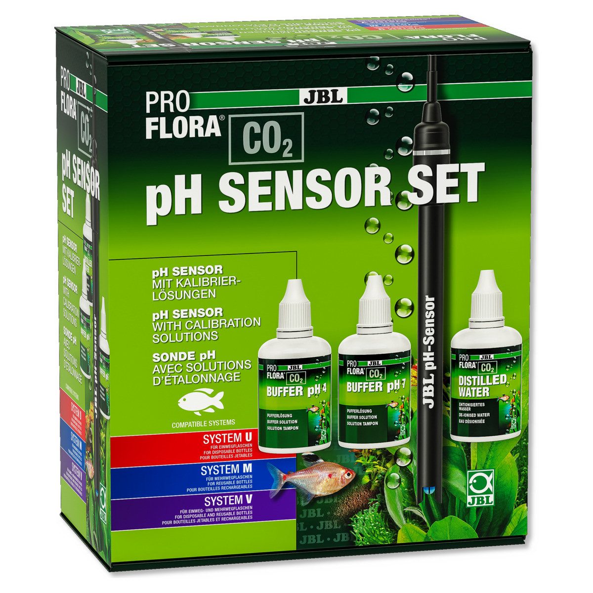 JBL GmbH & Co. KG CO2 Diffusor ProFlora CO2 pH Sensor Set