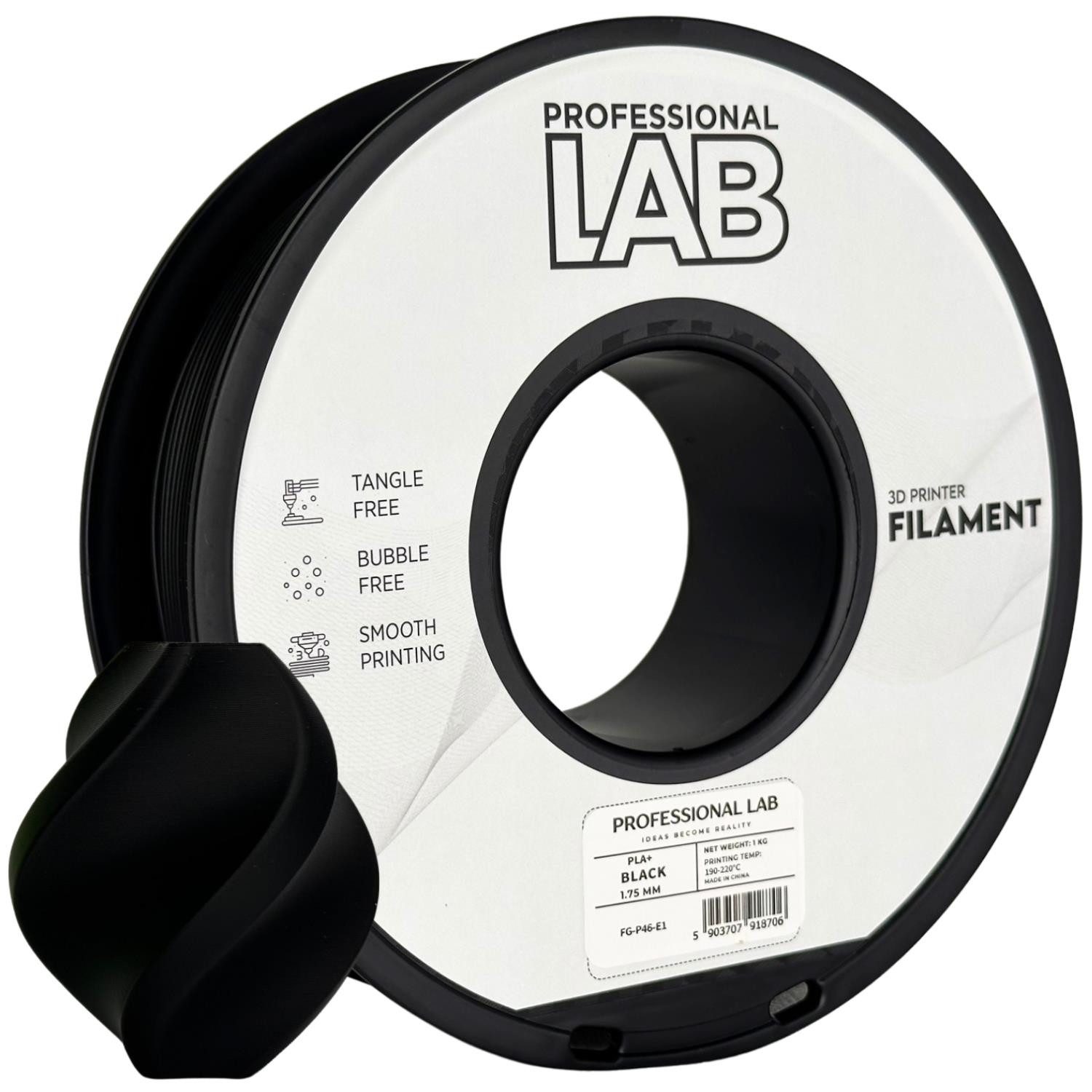 Prof. Lab Filament PLA+ Filament 1.75mm – 1kg Hochfest & langlebig