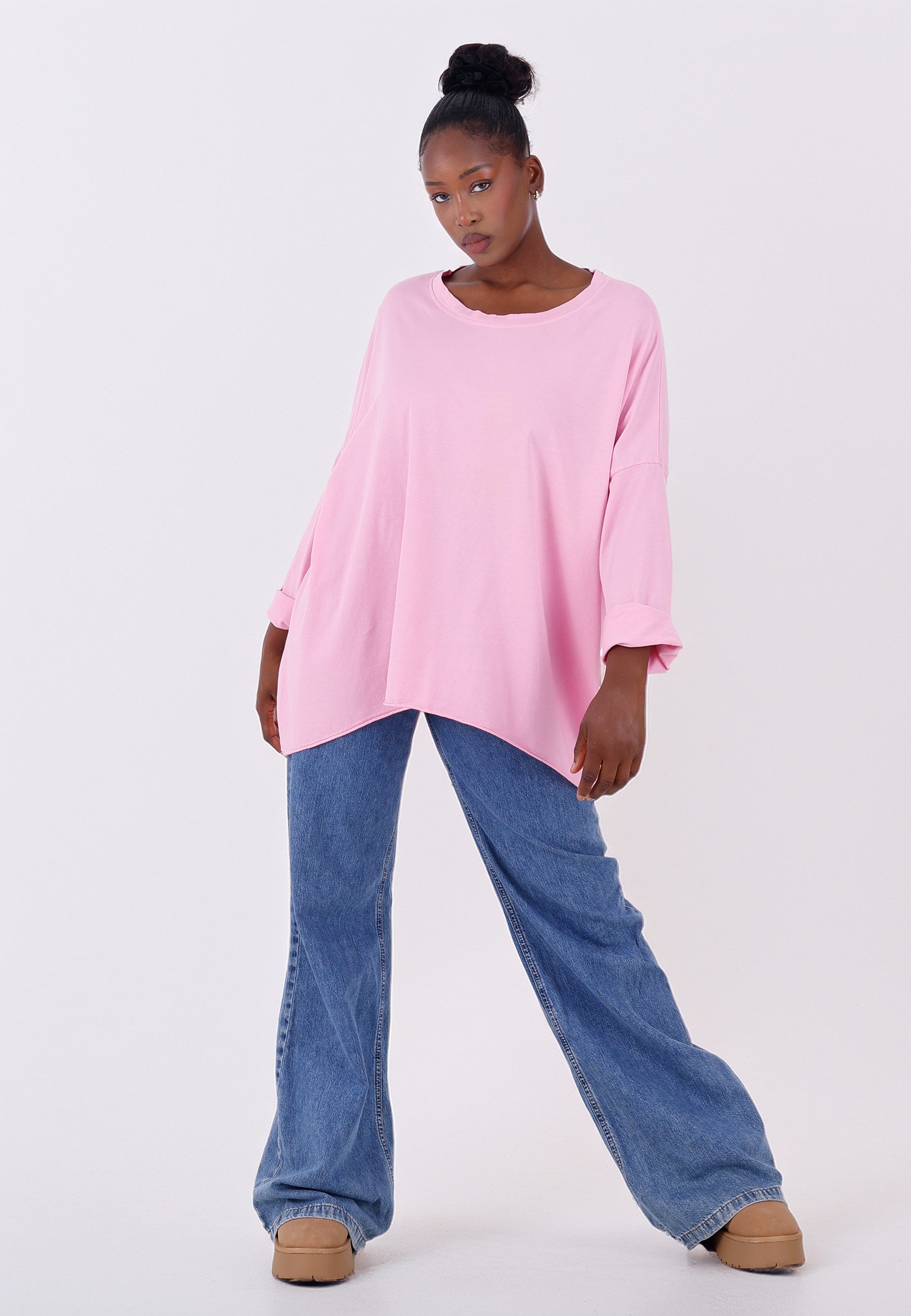 YC Fashion & Style Rundhalsshirt Longsleeve günstig online kaufen
