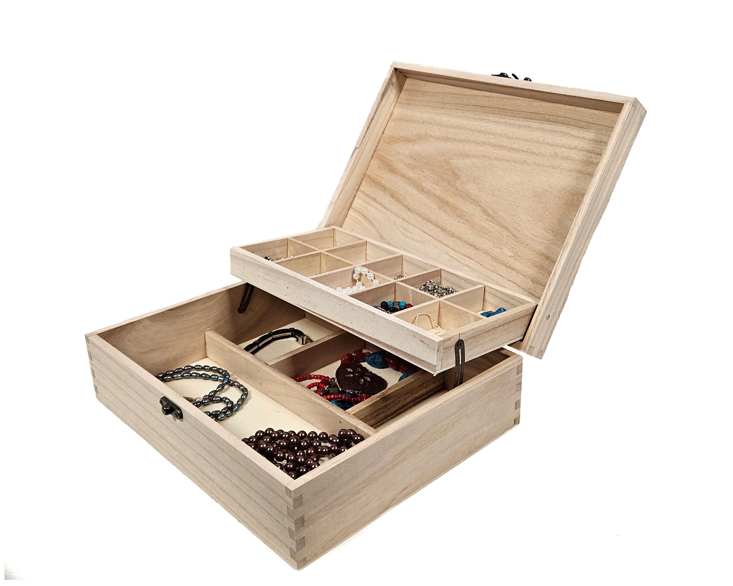 Yudu Aufbewahrungsbox Box Holzkästchen Holz Schmuckkästchen günstig online kaufen