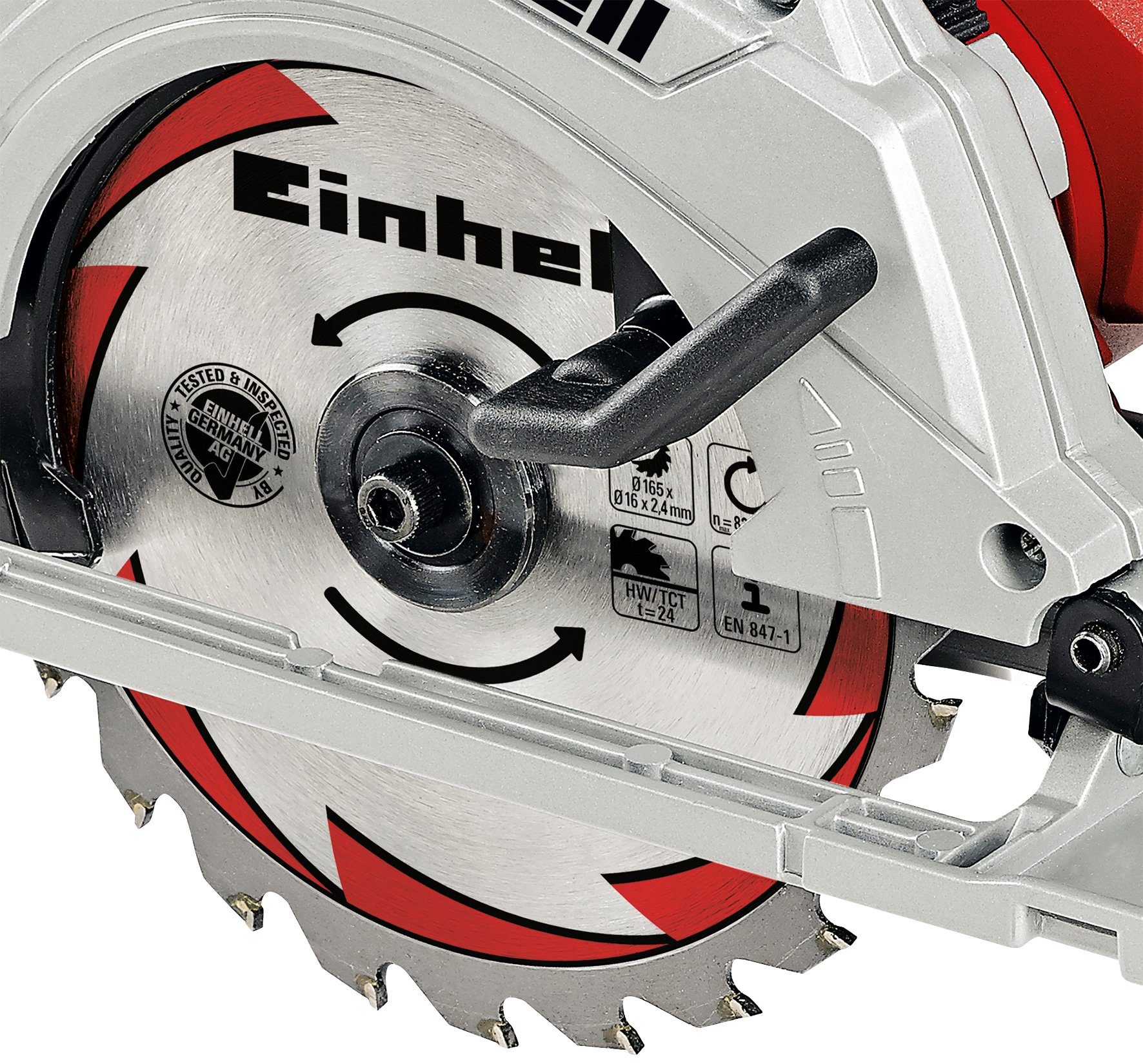 Einhell Handkreissäge TE-CS 165, 165 mm, U/min, 1200 Sägeschuh mit W, 5500