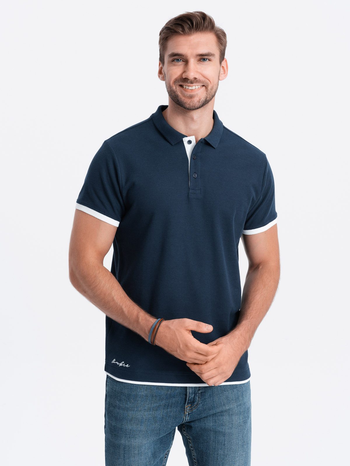 Poloshirt Poloshirt aus Baumwolle für Männer