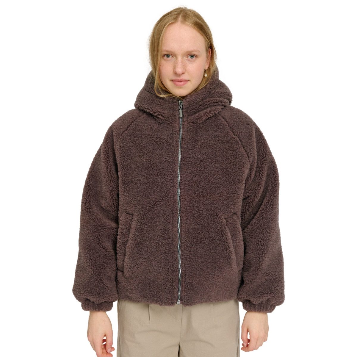 MAZINE Winterjacke Mazine Faux-Fur Hooded Jacket - Kunstfelljacke günstig online kaufen