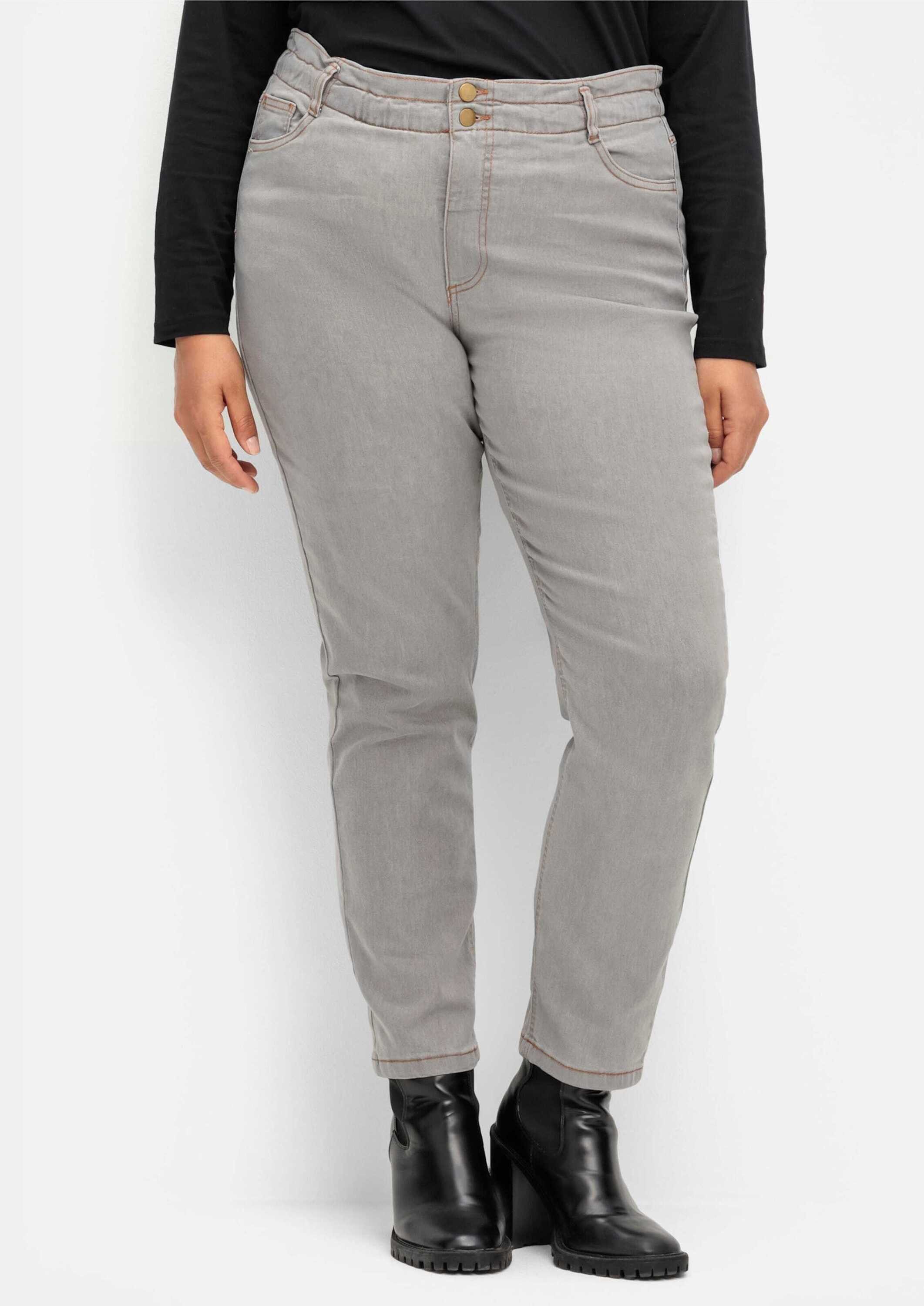 Sieh an! Bequeme Jeans Jeans leicht vertieft