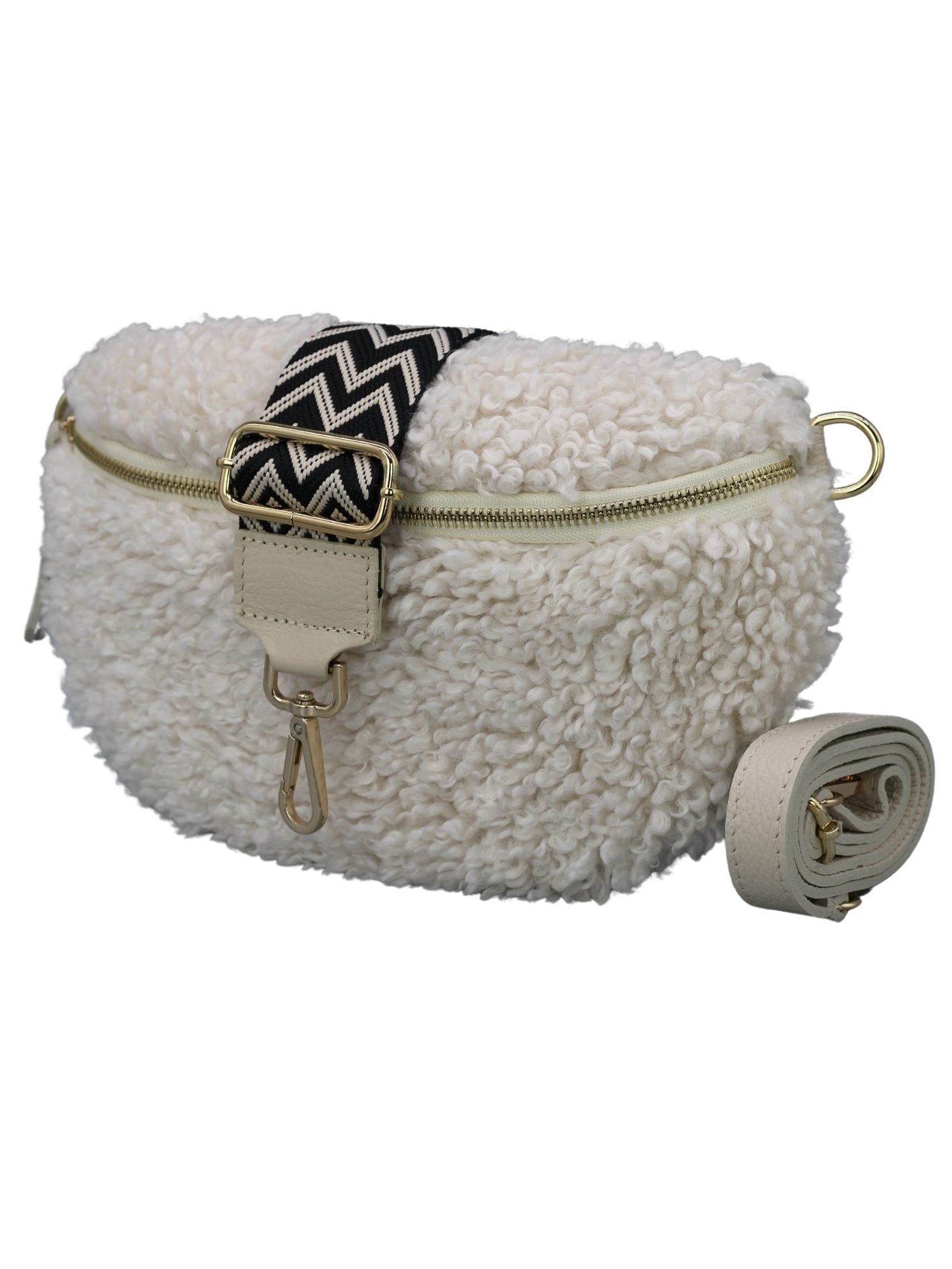 Adel Bags Gürteltasche TEDDY Stylische Bauchtasche mit gemustertem Gürtel