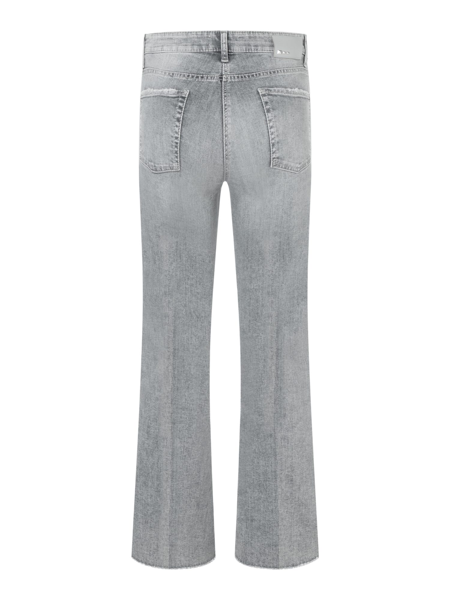 Cambio Stretch-Hose grau, Casual, Baumwolle, Unifarben, Regular Fit, Mittel