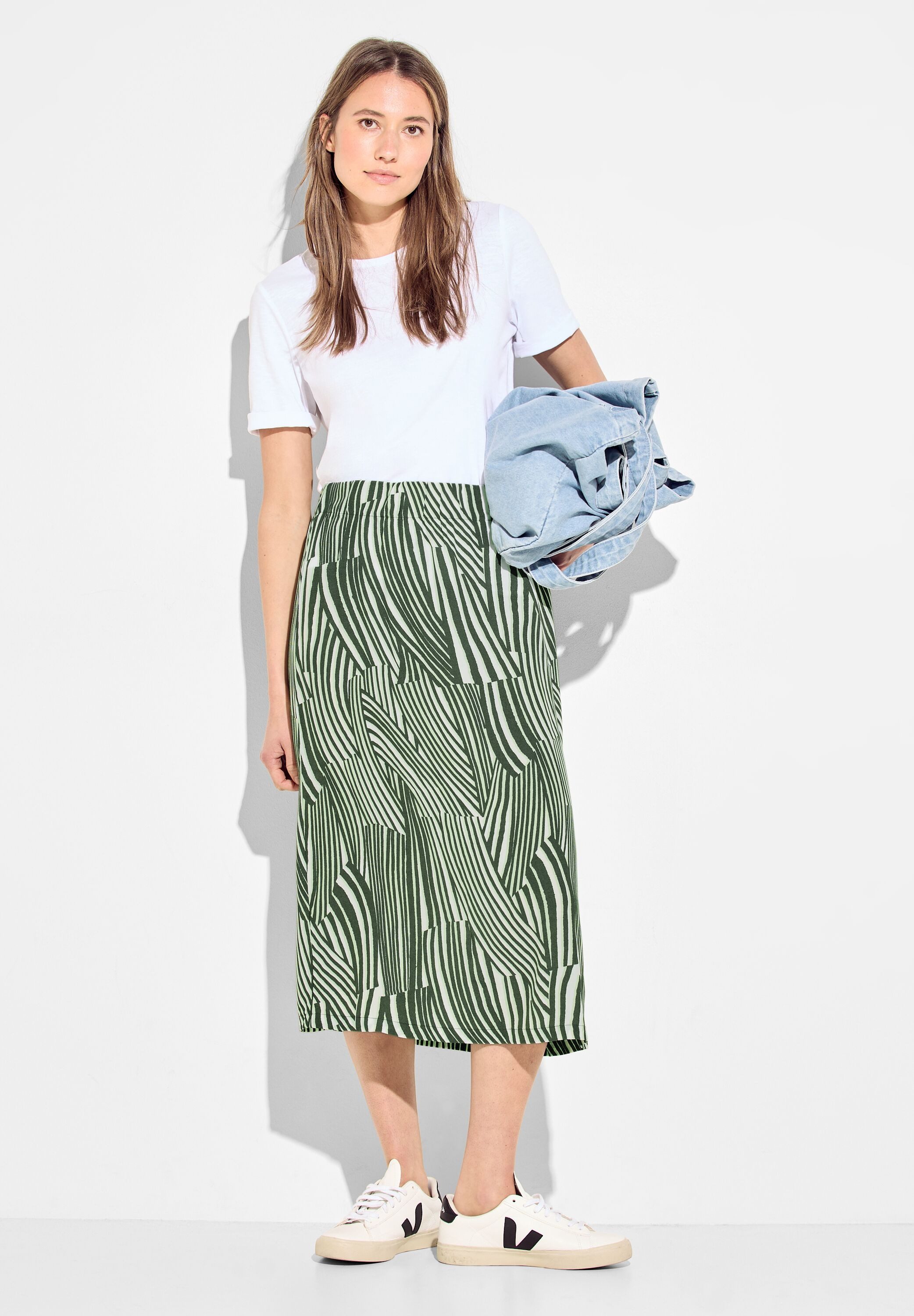 CECIL Maxirock in Midi-Länge