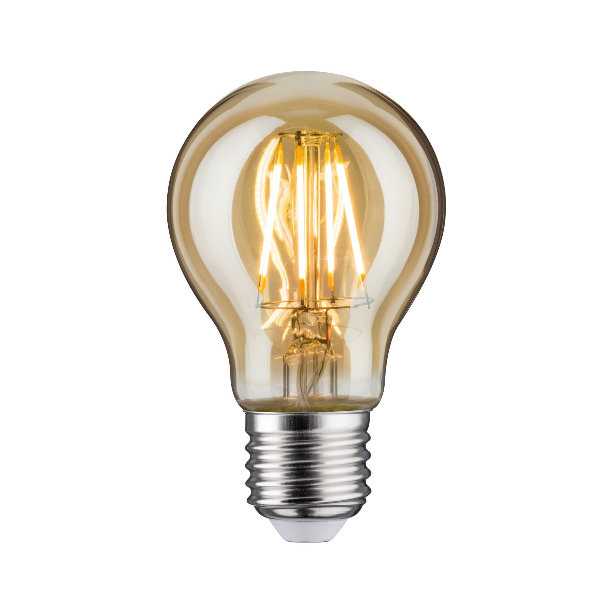 Paulmann LED-Leuchtmittel Vintage Edition Standard 230V LED Birne E27 500lm 4,7W 2500K Gold, E27, 1 St. – Bild 2 von 5