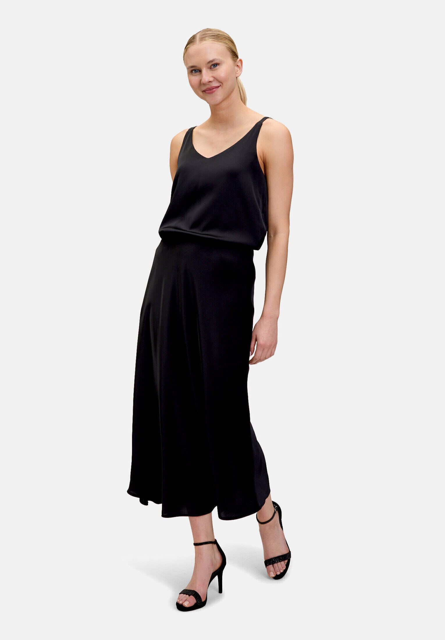 Vera Mont Satinbluse Damen mit V-Ausschnitt
