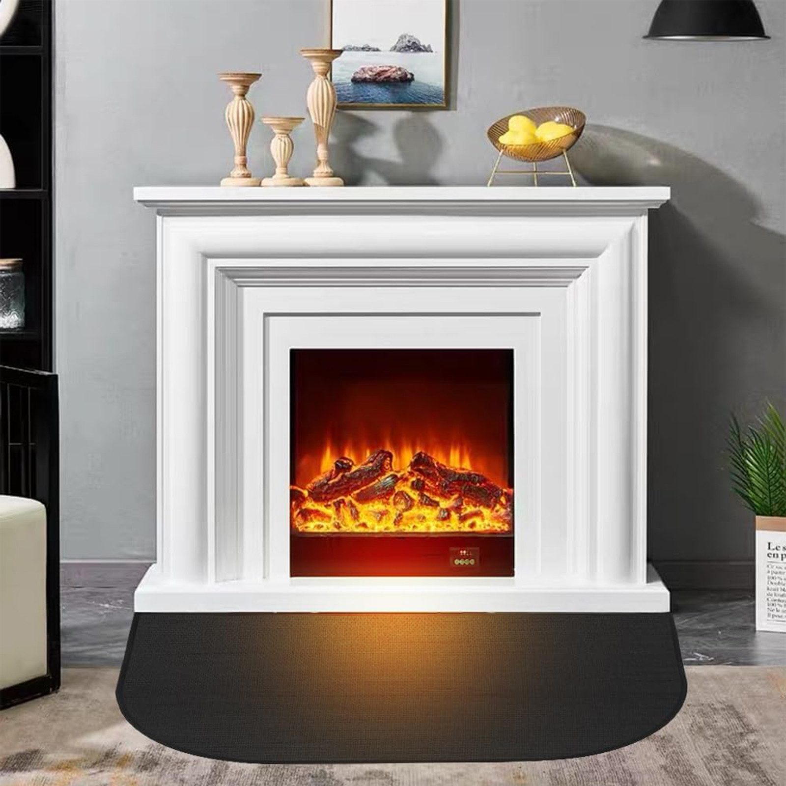 MODFU Bodenschutzmatte Feuerfeste Kaminunterlage Hitzebeständige Schutzmatt günstig online kaufen