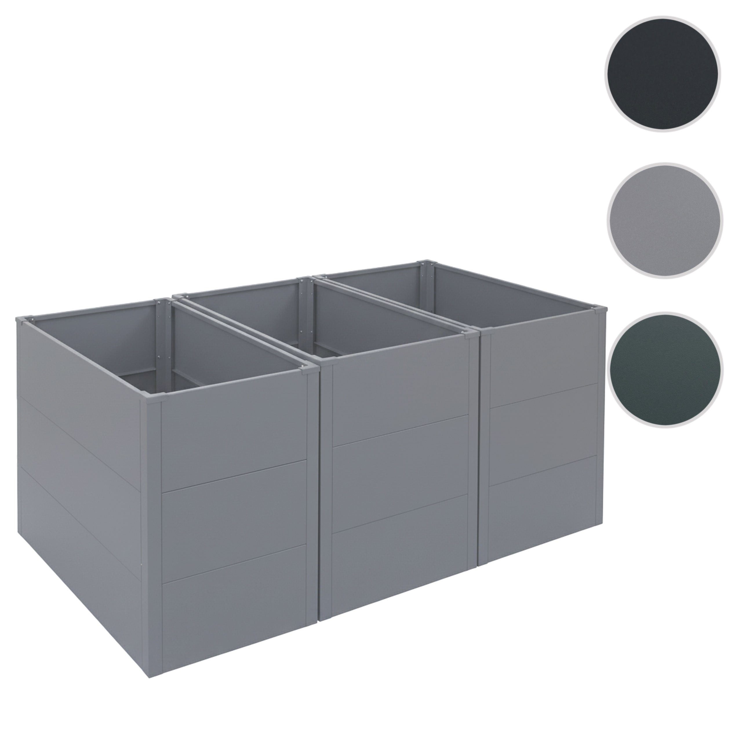MCW Hochbeet MCW-P64-3E (Set, 3er-Set), Kratzfest und pflegeleicht