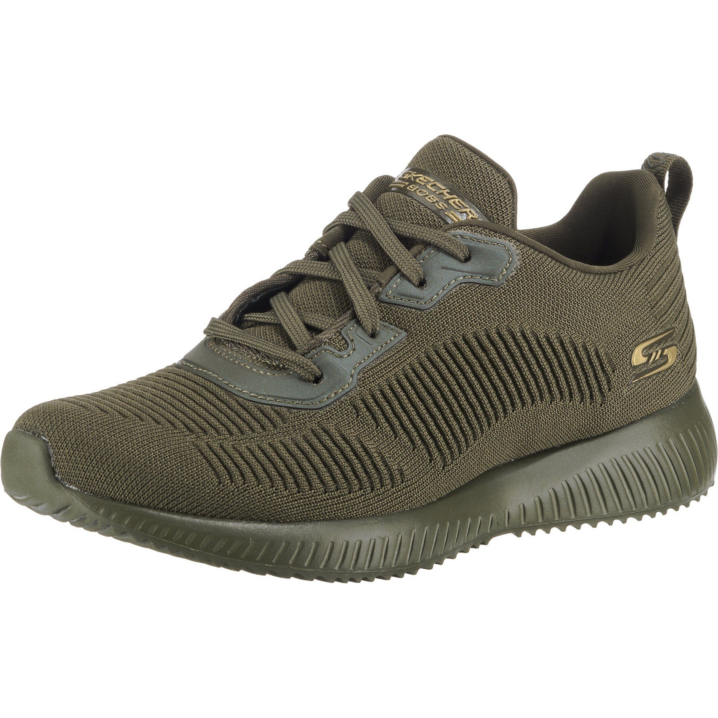 Skechers Bobs Squad - Tough Talk Sneaker Freizeitschuh, Halbschuh, Schnürschuh mit Skech-Knit