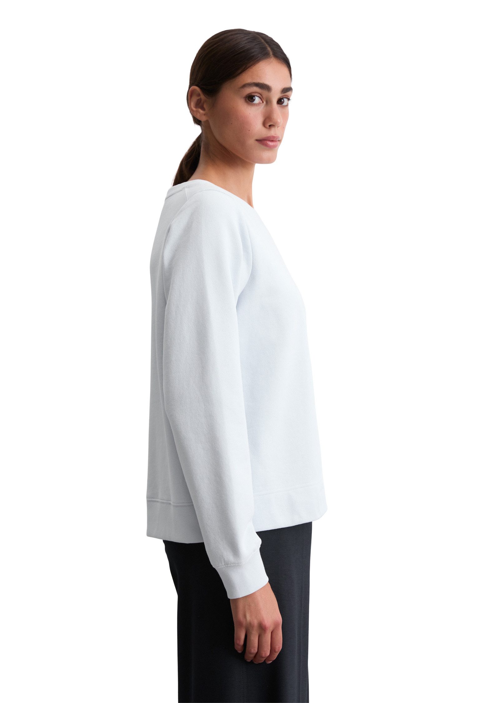 Marc O'Polo Sweatshirt mit gepeachter Oberfläche günstig online kaufen