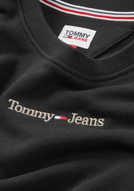 Tommy Jeans Sweatshirt TJW REG GOLD LINEAR CREW mit Tommy Jeans Linear Logo-Schriftzug