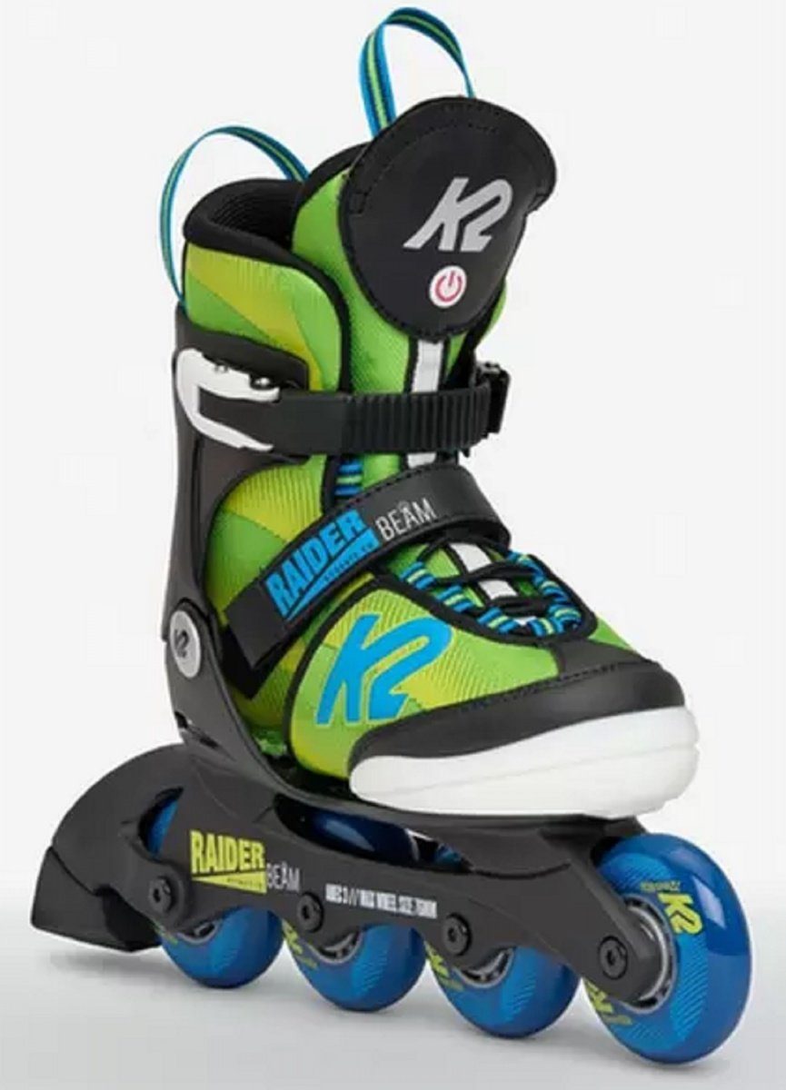 Inlineskates K2 Inline Skates Raider Beam Kinder Inlineskates green blue 30H0410