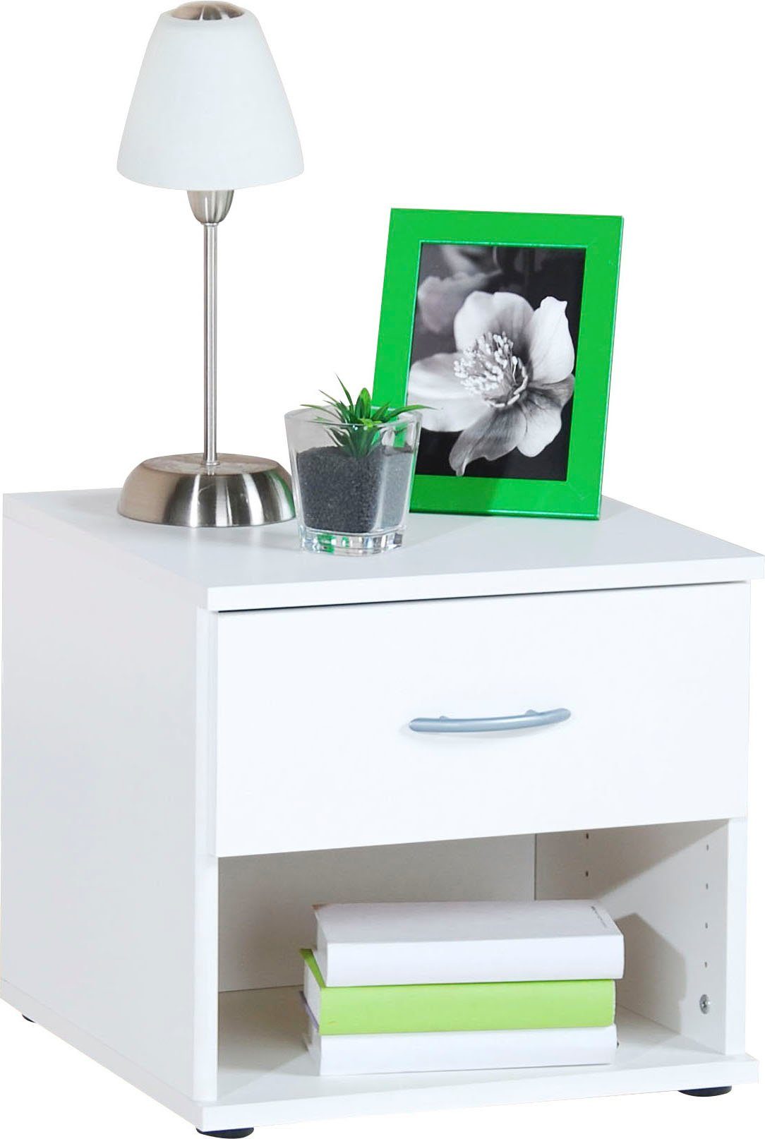 VOGL Möbelfabrik Container Barrie, Bürocontainer, Nachtschrank, mit Schubladen & Füßen (1-St) verschiedene Ausführungen, Höhe 37 cm, Made in Germany