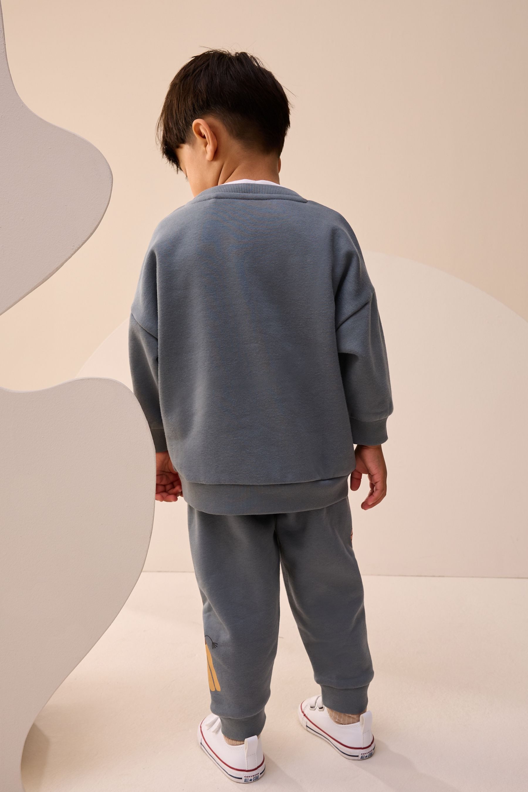 Next Sweatanzug Sweatshirt mit Print und günstig online kaufen