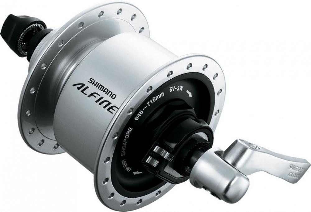 Shimano Laufrad SHIMANO Nabendynamo ALFINE DH-S501 Nabendynamo - 6 Volt 3 Watt 36 Loch