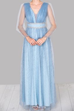 Modabout Abendkleid Langes Maxikleid Sommerkleid für Damen - NELB0588D5166MVİ (1-tlg)