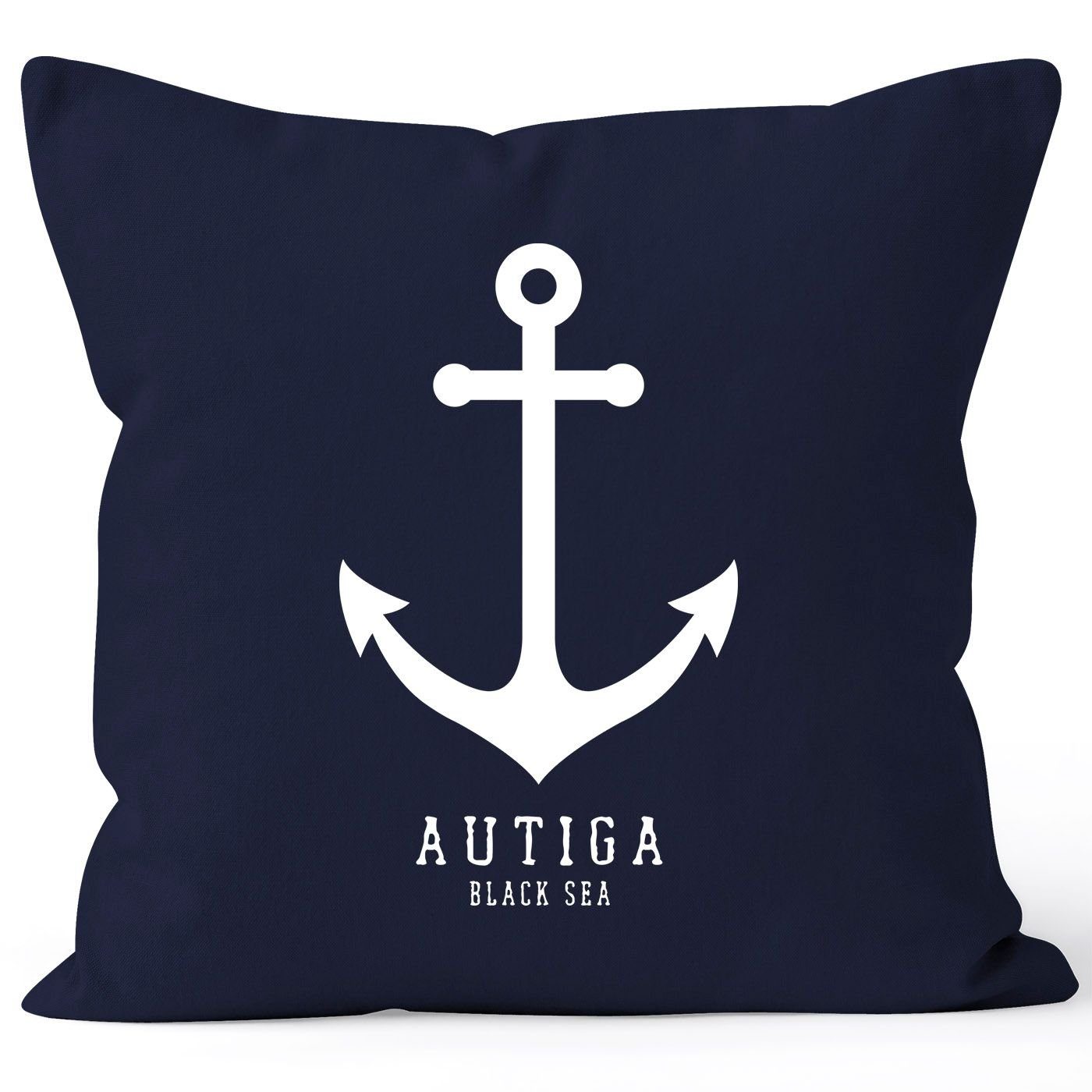 Autiga Dekokissen Kissenbezug Segeln Nautical Autiga® Sailor Anker navy