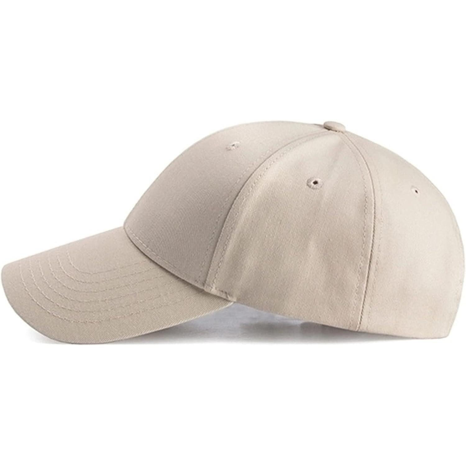 LuxusKollektion Baseball Cap Basecap Damen Herren Unisex Verstellbar Baumwolle Outdoor M Beige