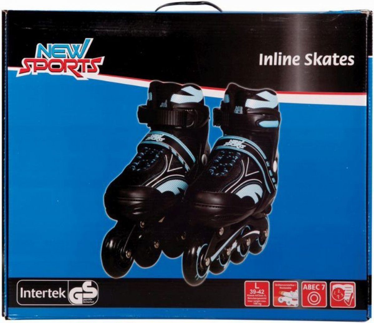 New Sports Inlineskates NSP Inliner blau Gr. 39-42