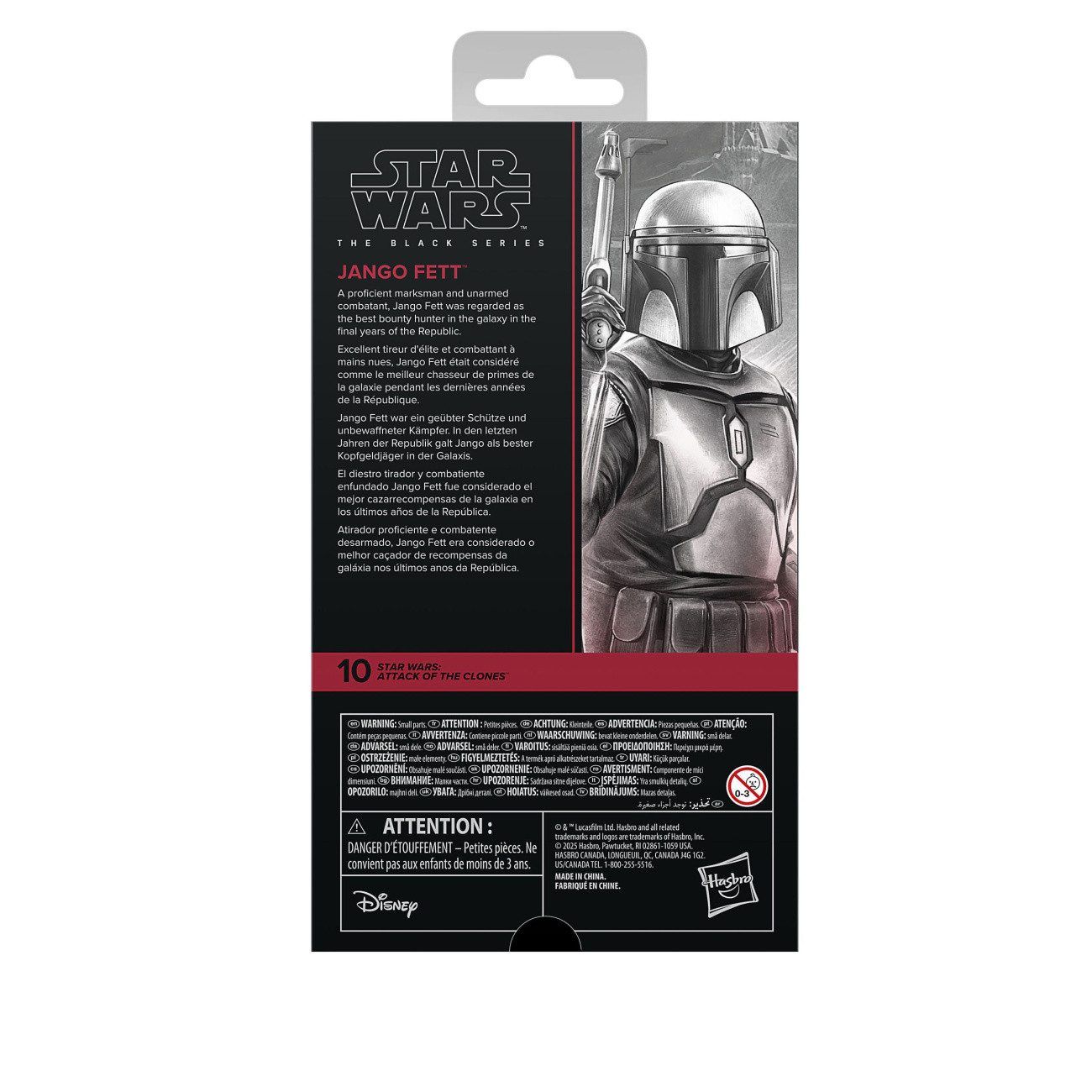 Hasbro Actionfigur Star Wars Episode II Black Series Actionfigur Jango Fett 15 cm