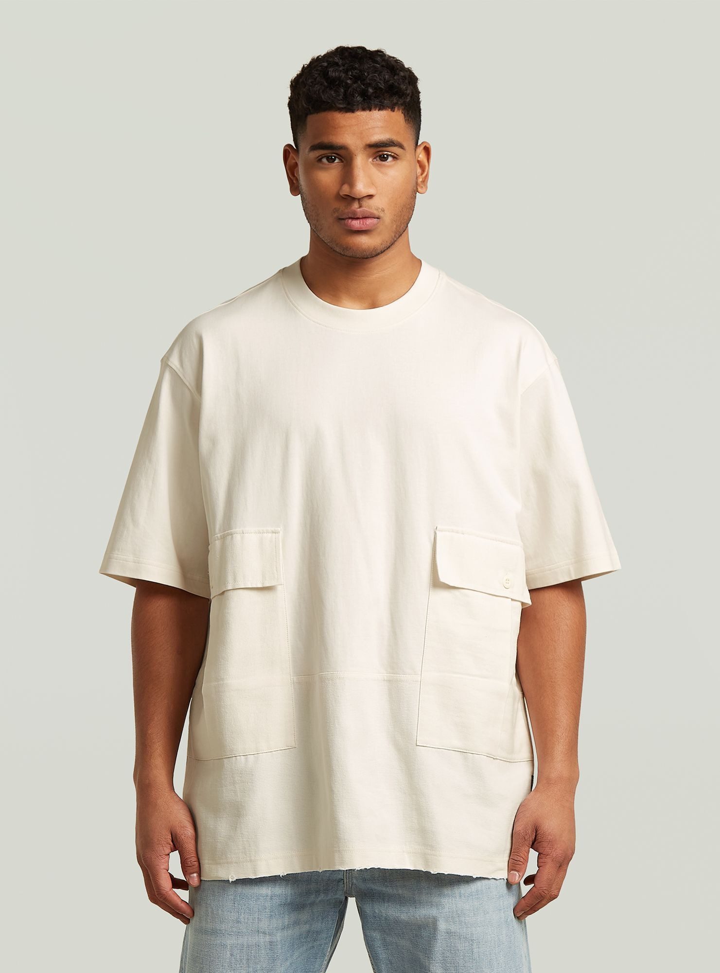 G-STAR T-Shirt Utility Fabric Mix T-Shirt