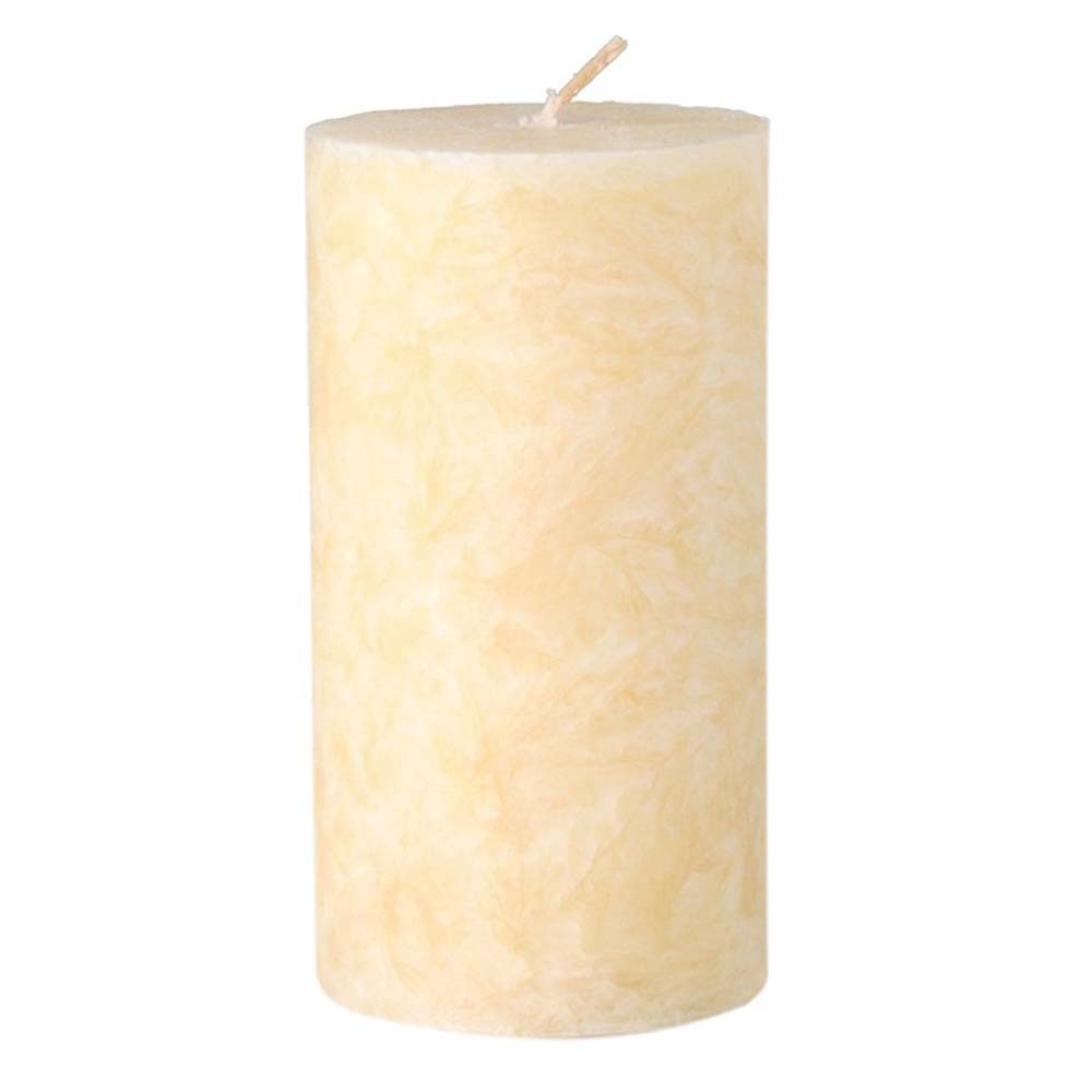 Hahn Kerzenfarm Formkerze Stearin Stumpenkerze - elfenbein 90x50mm günstig online kaufen