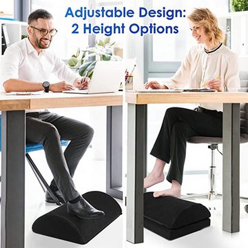 Rutaqian Fußstütze ußstützenkissen Fußstütze Büro Ergonomisches Verstellbarer Fußhocker