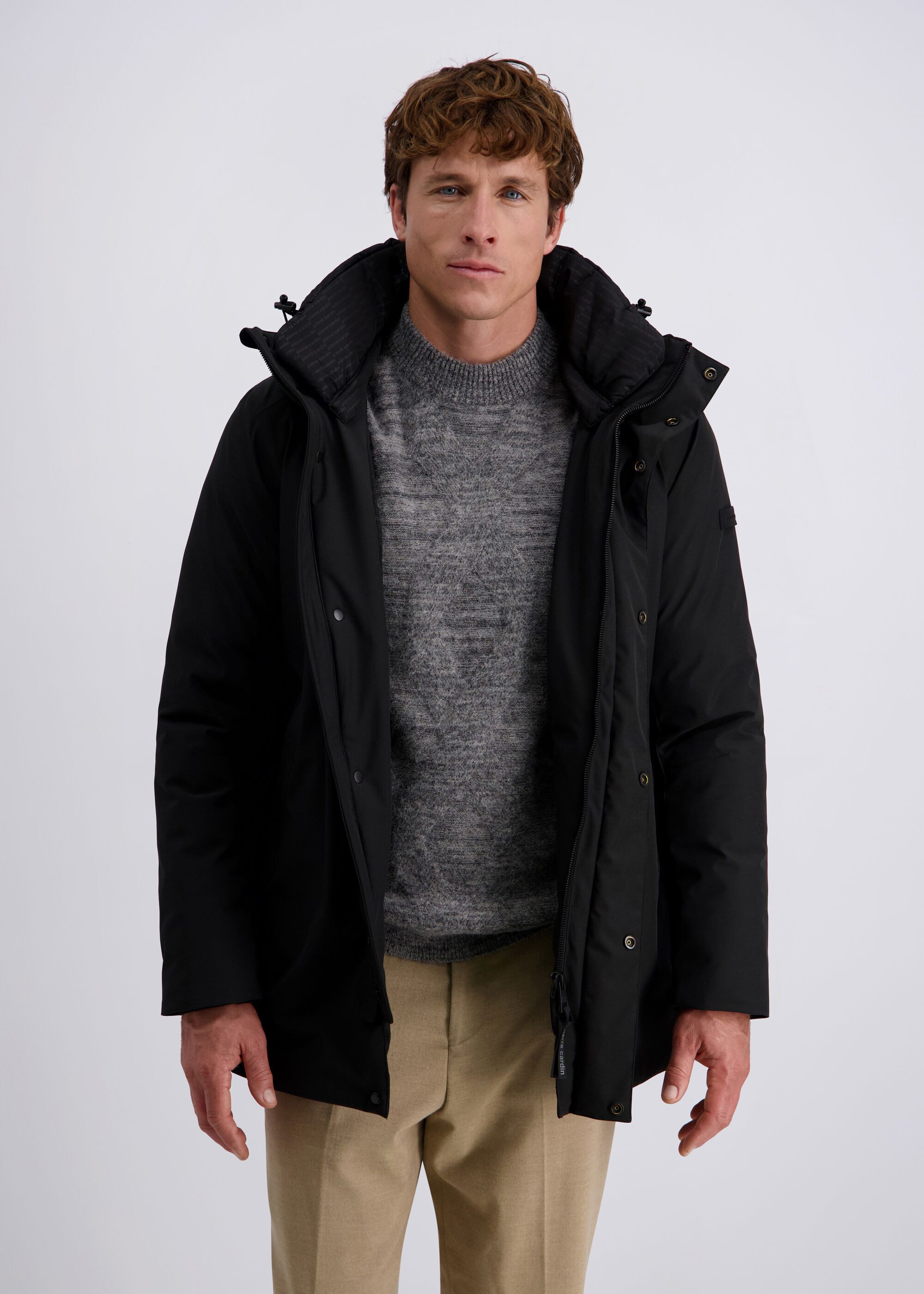 Pierre Cardin Winterjacke (1-St) mit Kapuze