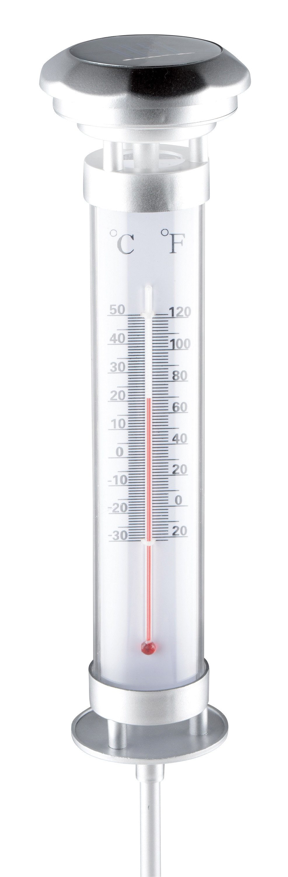 Grundig Außentemperaturanzeige Grundig Solarleuchte Thermometer