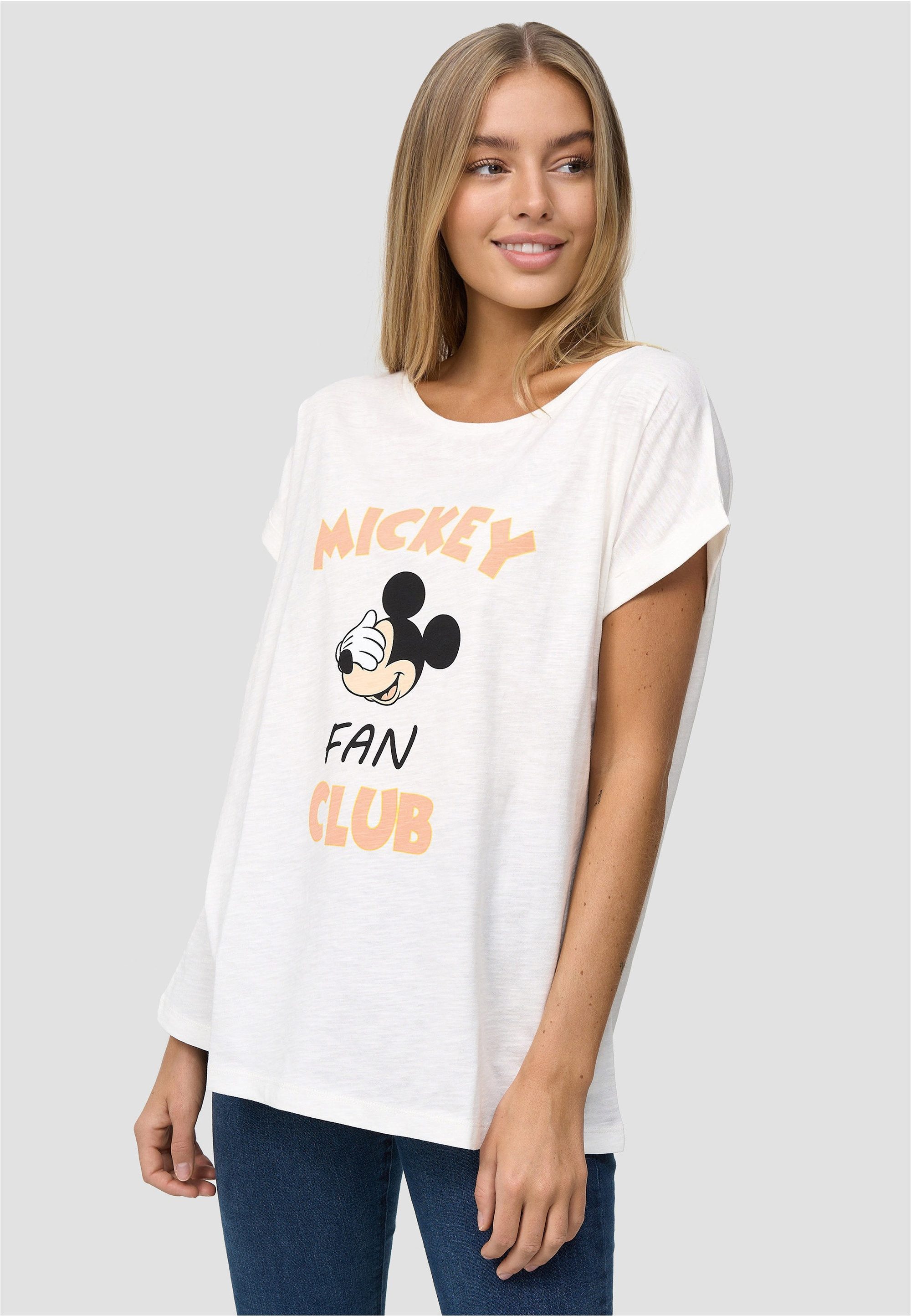 Recovered T-Shirt Mickey Mouse Fan Club im zeitlosen Design