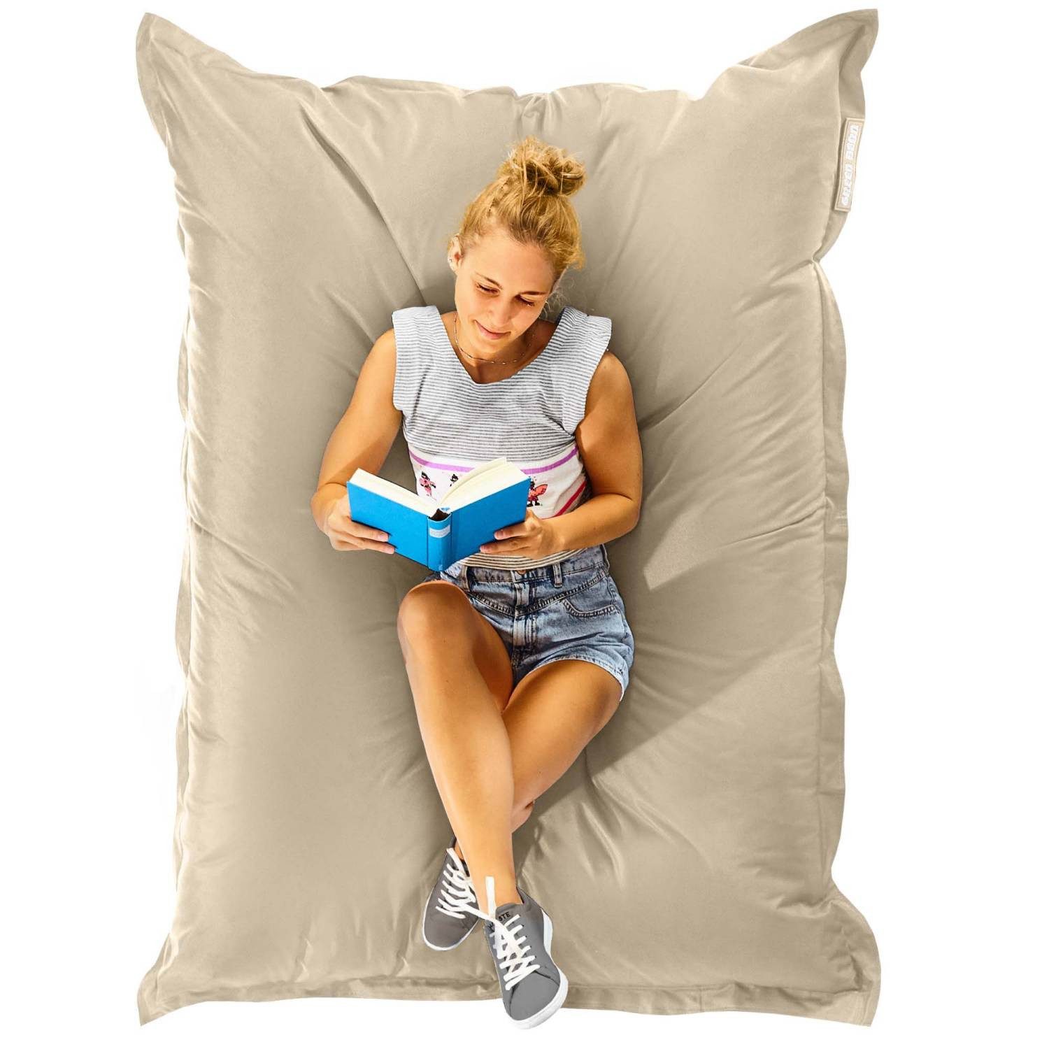 Green Bean Sitzsack XXL Outdoor Sitzsack Square 140x180cm (XXL Riesensitzsa günstig online kaufen