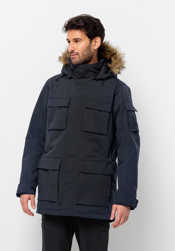 GLACIER Jack Wolfskin night-blue PARKA Parka CANYON