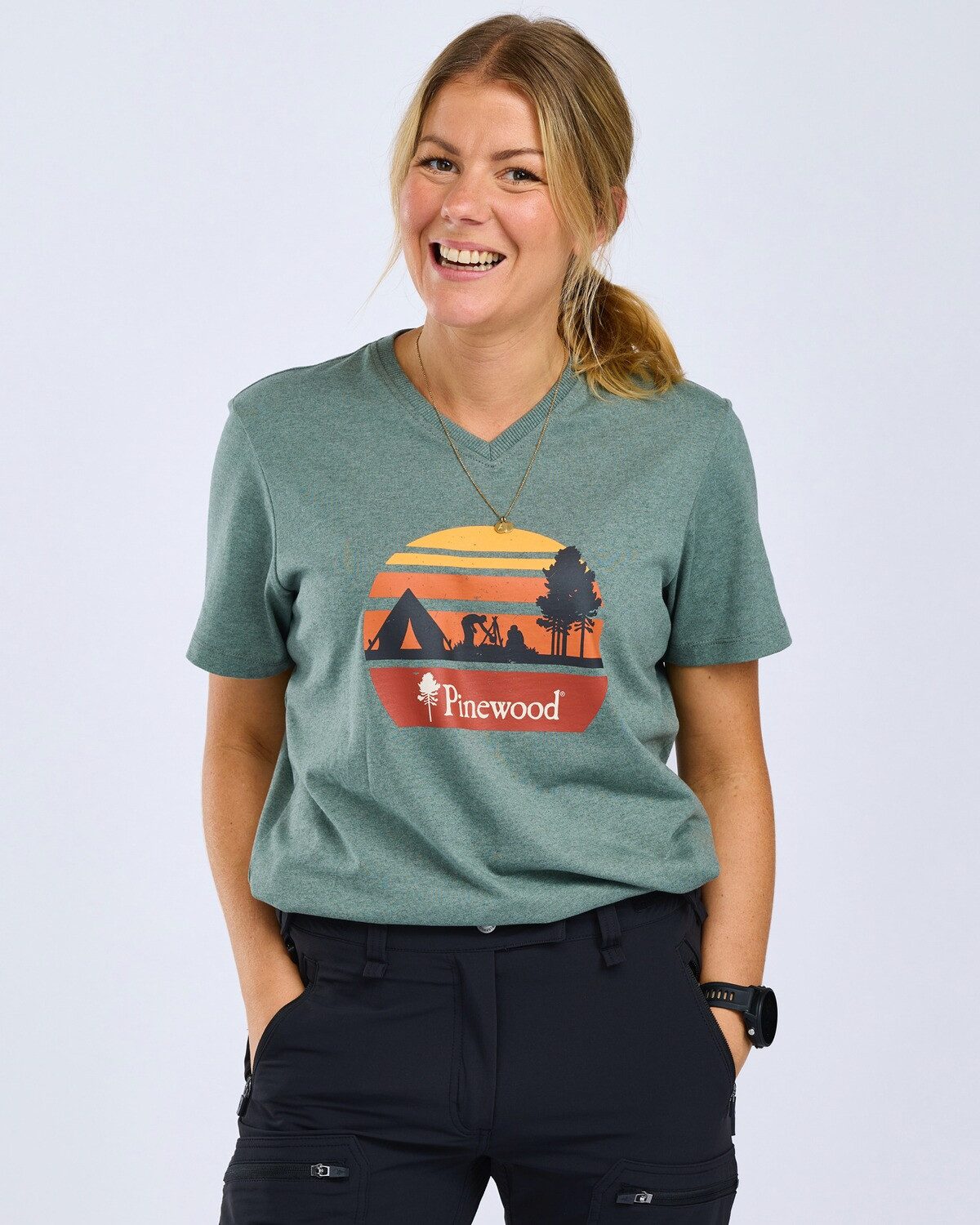 Pinewood T-Shirt Damen T-Shirt Finnveden