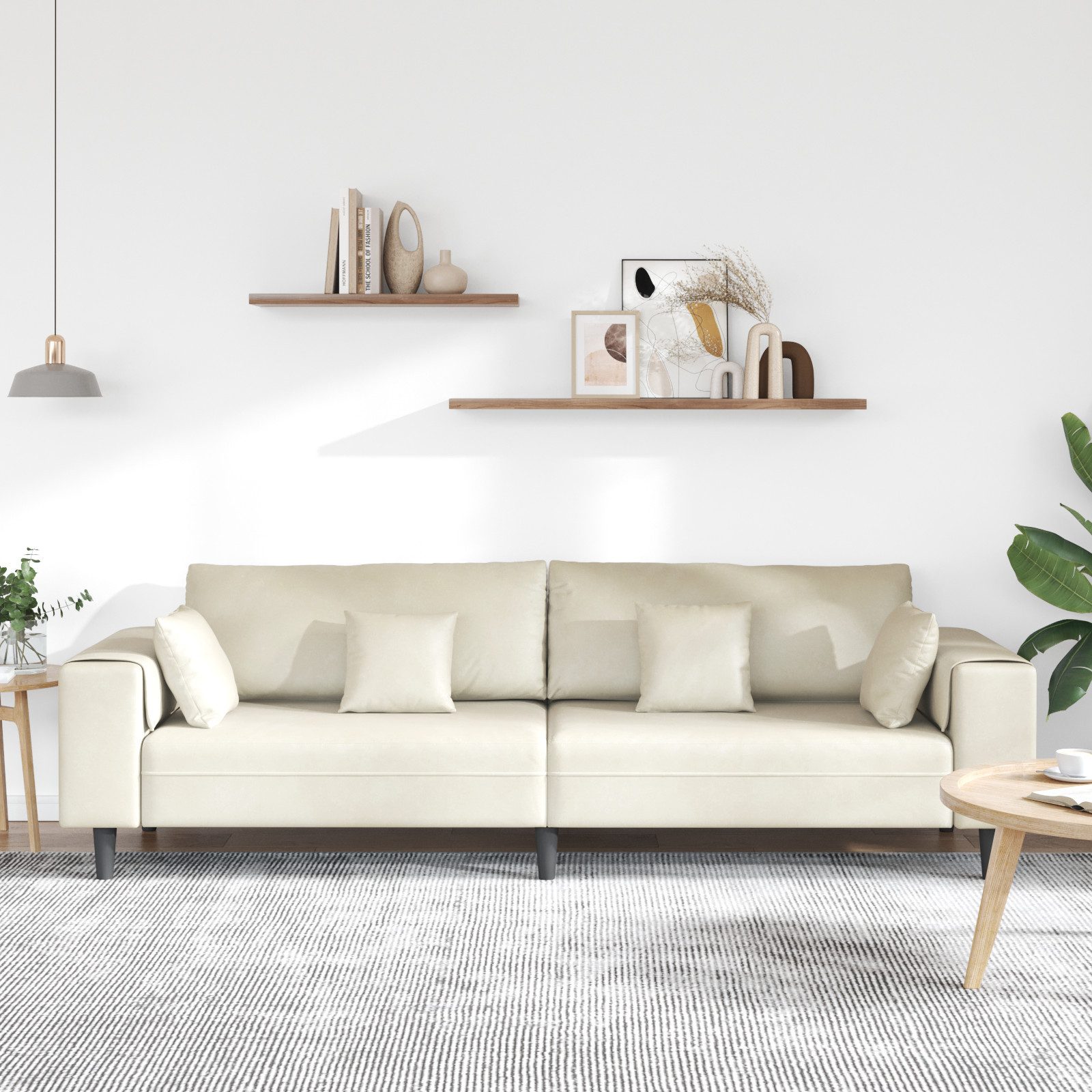 vidaXL Sofa Samt Sofa mit Kissen günstig online kaufen