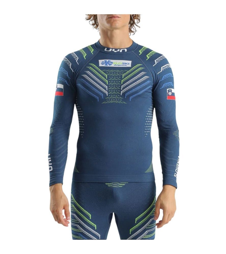 UYN Langarmshirt Natyon 3.0 Slowenien/Slovenia Turtle Neck enganliegend Unterwäsche