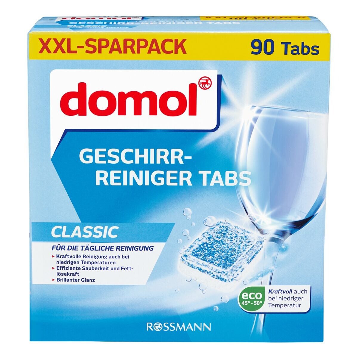 Domol Classic Spülmaschinentabs (90 Tabs)