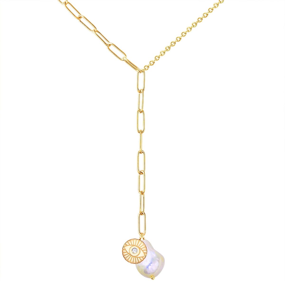 Lulu & Jane Gliederkette AV130 (1-tlg), mit Preciosa