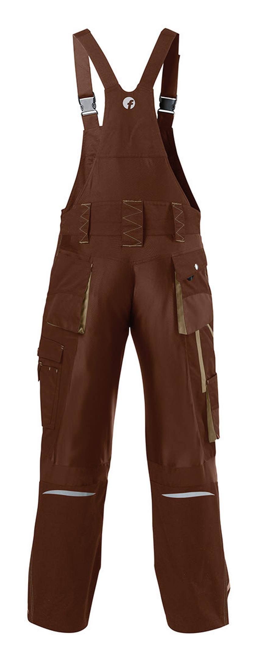 / Brown 24 Herren 90 Größe Latzhose fortis beige