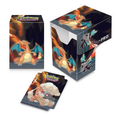 Ultra Pro Sammelkarte Pokémon - Gallery Series: Scorching Summit - Deck Box - Card Case, Motiv: Glurak, Alola-Knogga, Amfira & Qurtel
