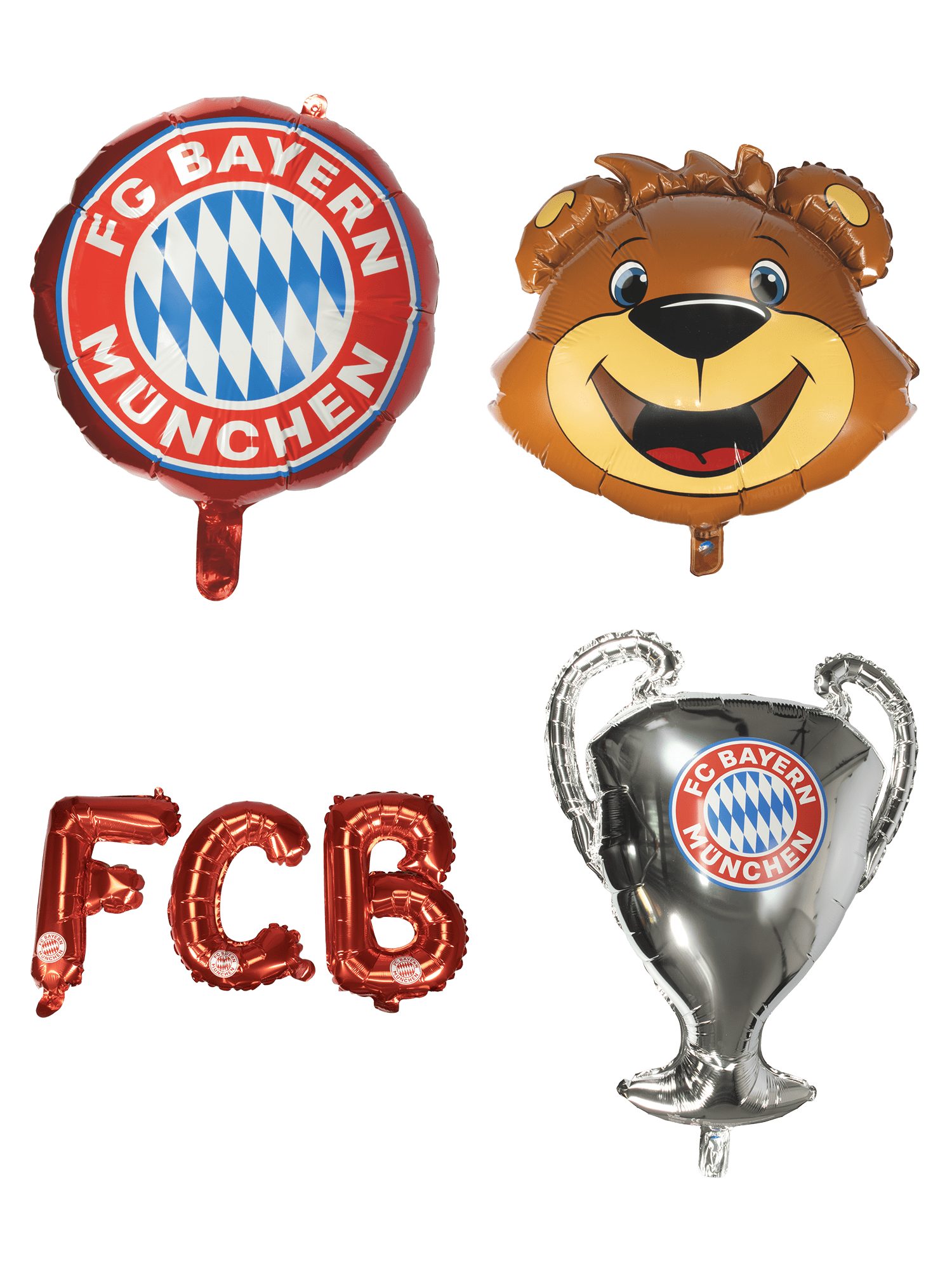 FC Bayern München Grillhandschuhe FC Bayern München I Folienluftballon 4er- günstig online kaufen