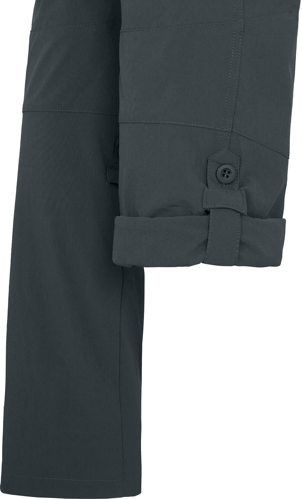Bergson Outdoorhose HYDRYS Damen Wanderhose, vielseitig, pflegeleicht, Normalgrößen, dunkel grau – Bild 3 von 4