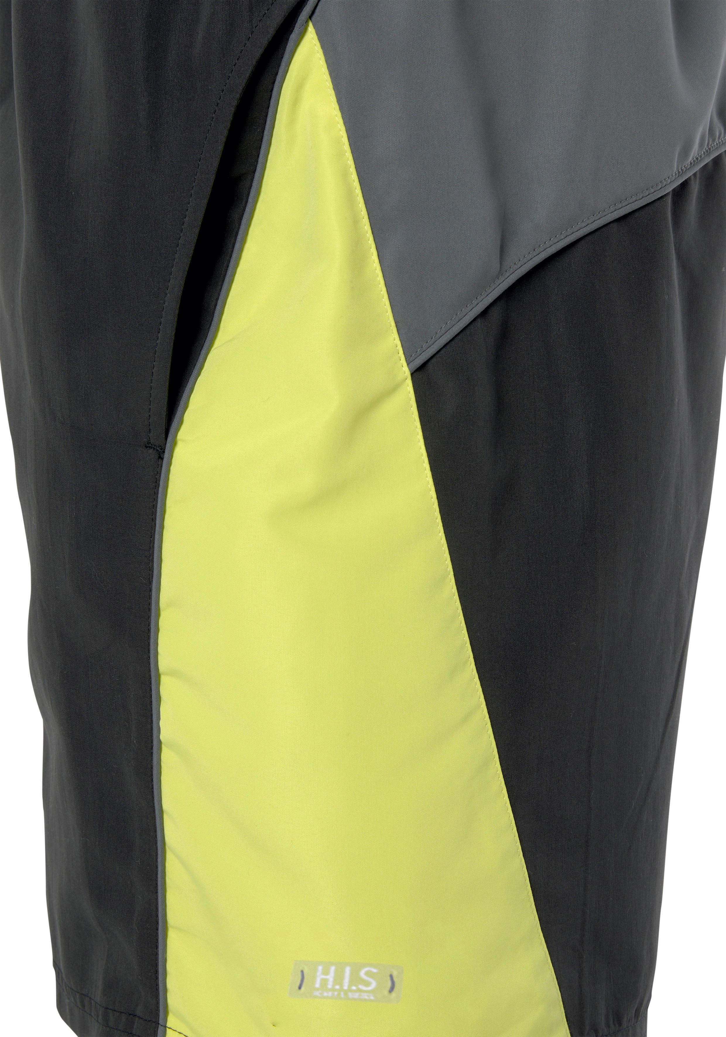 H.I.S Badeshorts im Colorblocking-Design