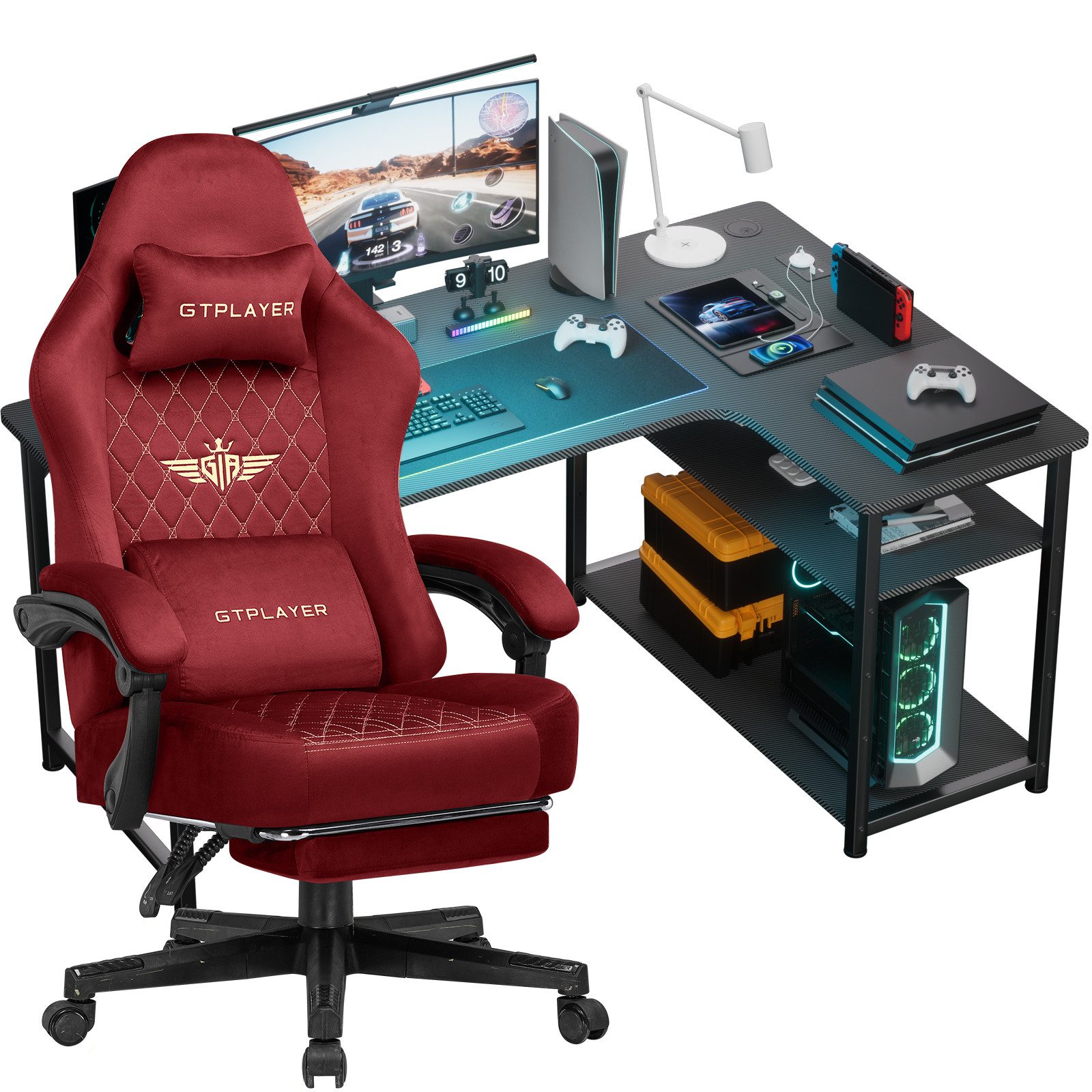 GTPLAYER Gamingtisch Gaming Tisch + Gaming günstig online kaufen