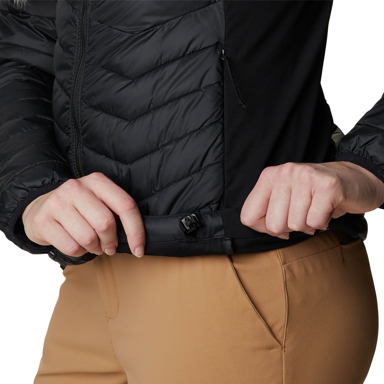 Powder Pass™ Steppjacke Columbia aus Jacket wasserabweisenden Non-Hooded Material