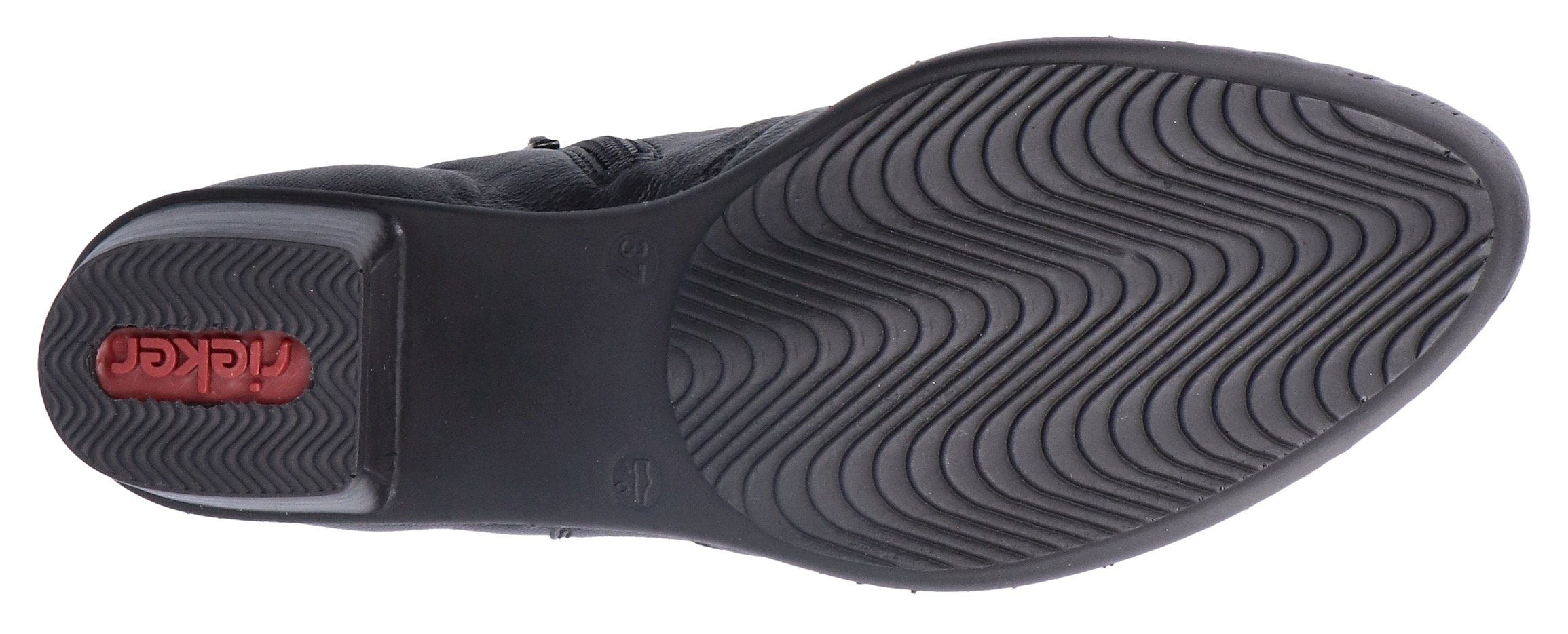 Rieker Stiefelette mit kleiner Zierkette am Schaft, schmale Form – Bild 3 von 5